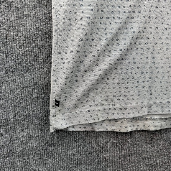 Travis Mathew Mens Golf Polo Shirt‎ Small Dots Print Gray Short Sleeve Size L - Picture 5 of 9